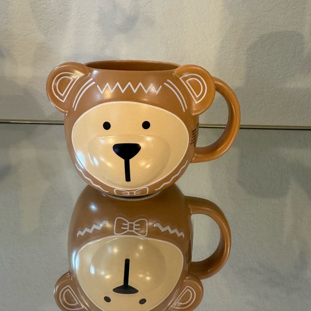 NWT Starbucks 2024 LATAM Mexico Release Holiday Bear Ceramic Mug, 14 oz